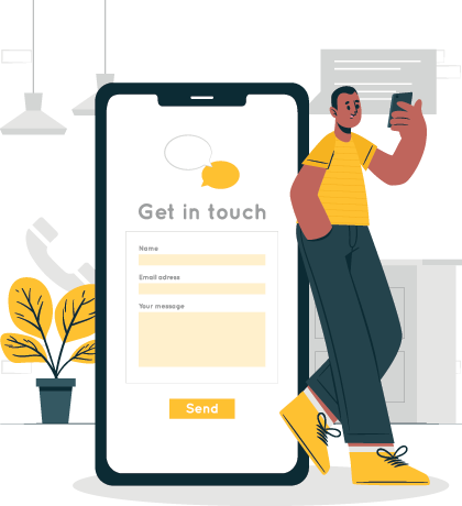 Contact illustration